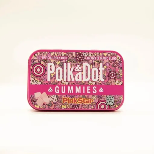 Polkadot Gummies Pink Star