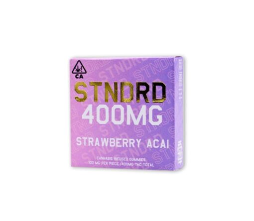 Stndrd Gummies Strawberry Acai 400mg