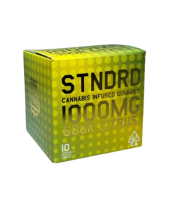 Stndrd Gummies Sour Citrus 1000mg