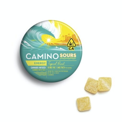 Camino Gummies Sour Tropical Burst 'Energy'