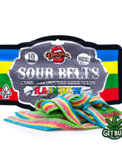 Devour Edibles Sour Belts – Rainbow 3000mg