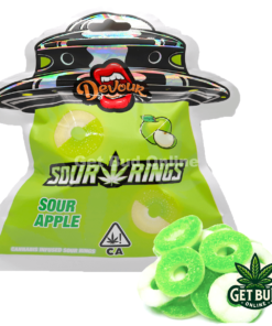 Devour Edibles Sour Apple 1500mg